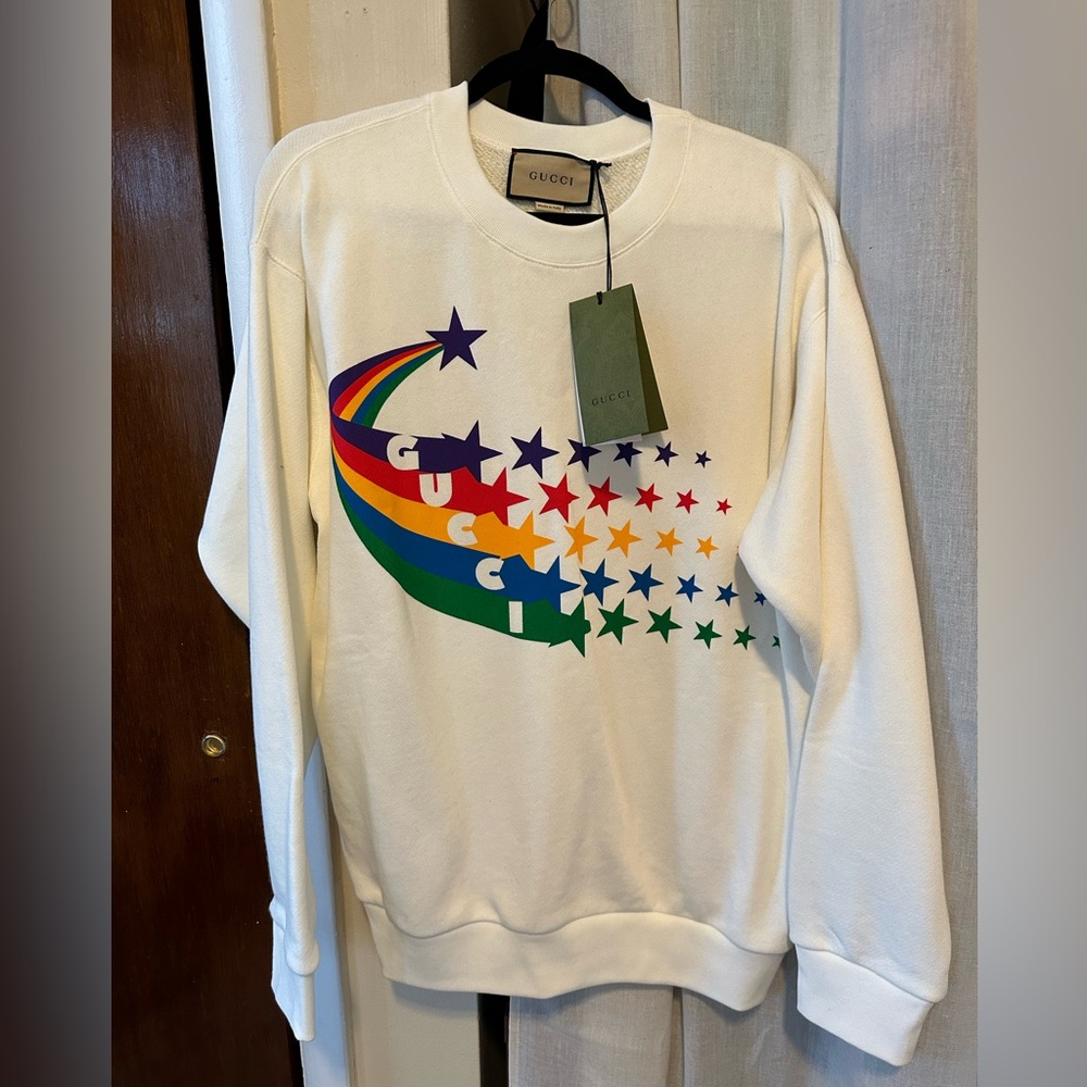 GUCCI rainbow sweatshirt